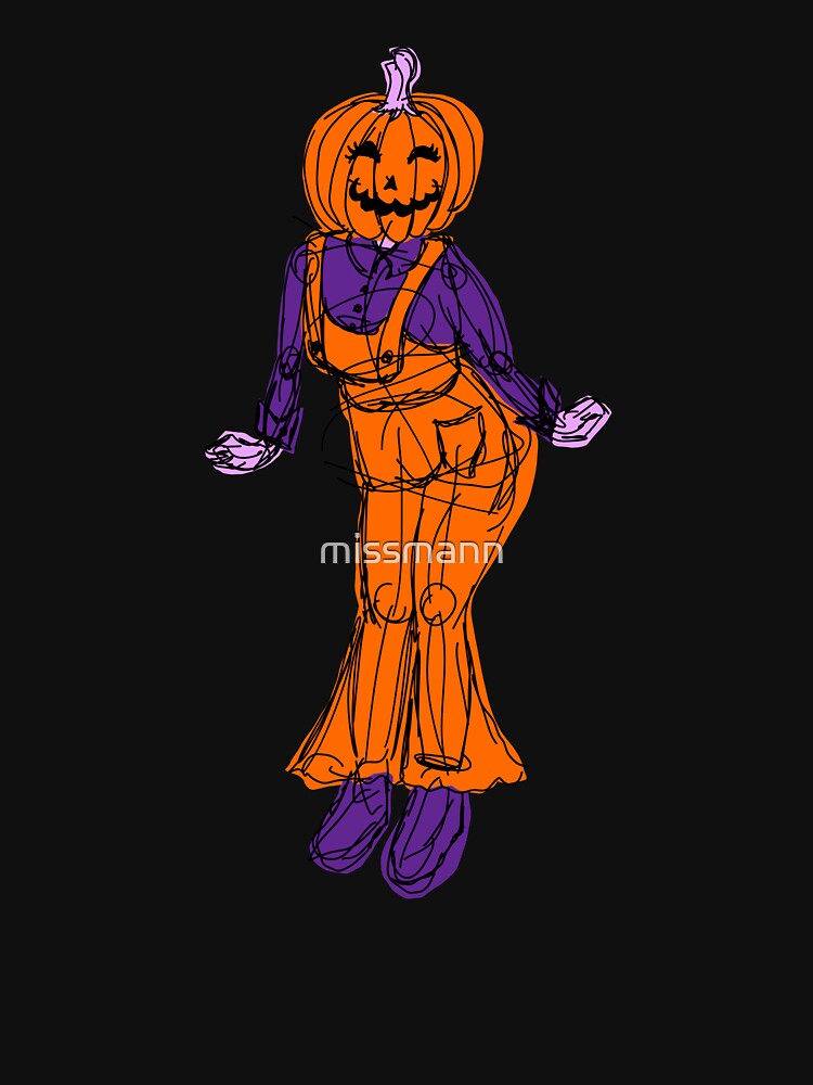 Spooky Girl In Overall in black by missmann