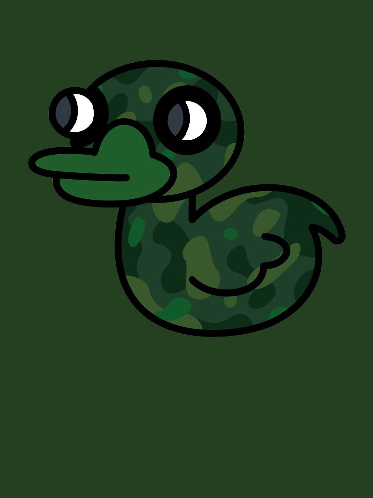 Camo Duck by SideQuestDoodles