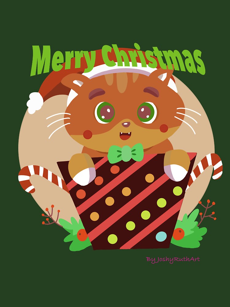 Christmas Cat by JoshyRuthArt