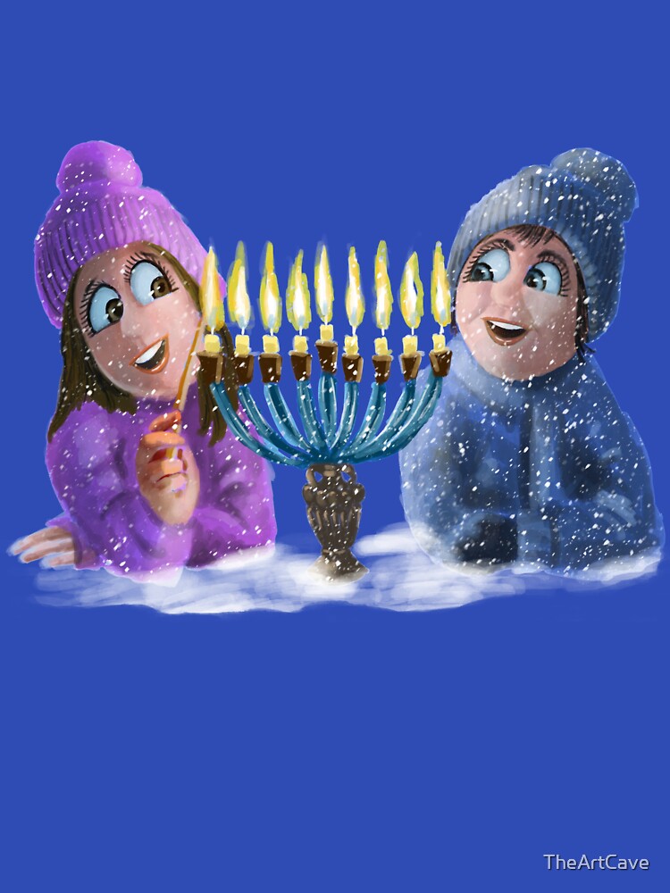 Hannukah Menorah by TheArtCave