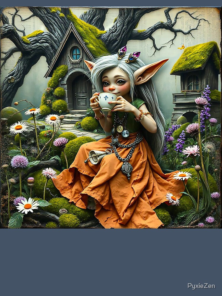 Honeygruff, Whimisical Tea Reading Troll by PyxieZen