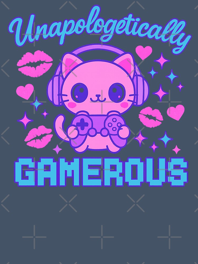 Unapologetically Gamerous – Cute Gamer Cat Girl Aesthetic by Threadfellas702