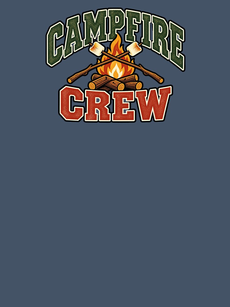 Campfire Crew – Retro Camping & Bonfire by EastEndTownie