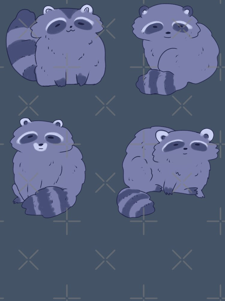 Raccoon drawing pack by Mayarart