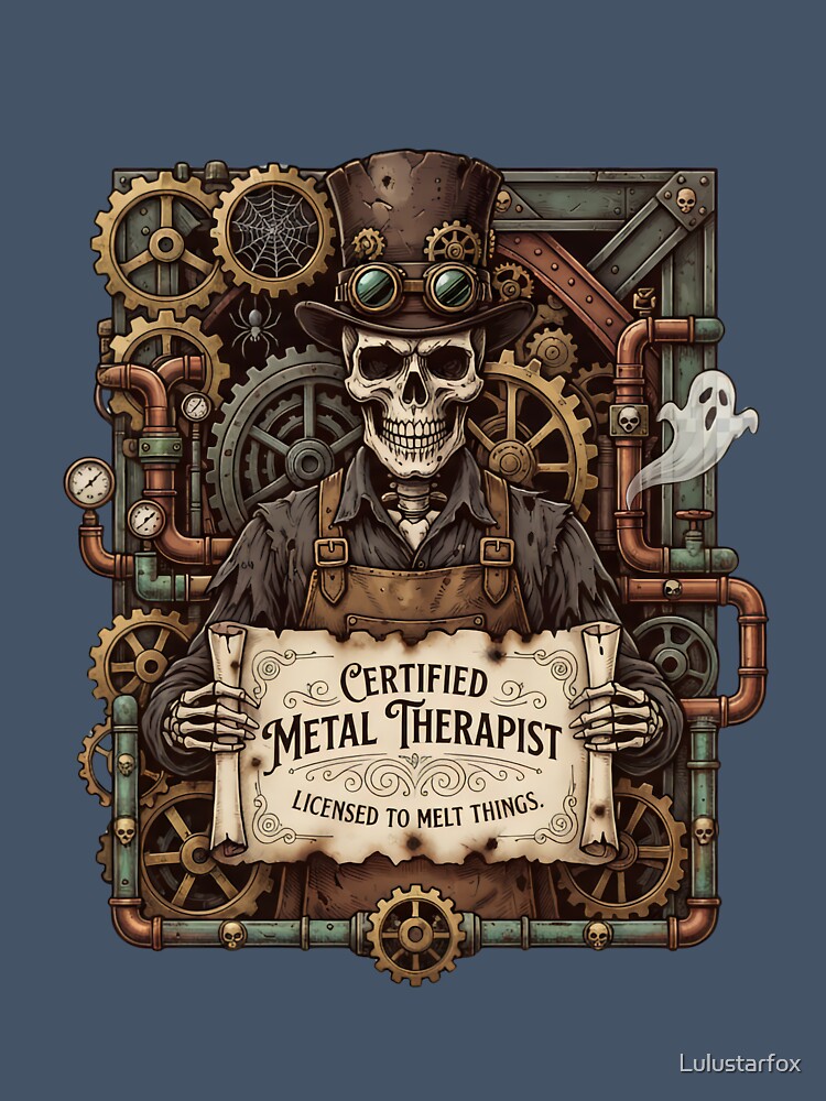 Certified Metal Therapist Halloween Steampunk Welder by Lulustarfox