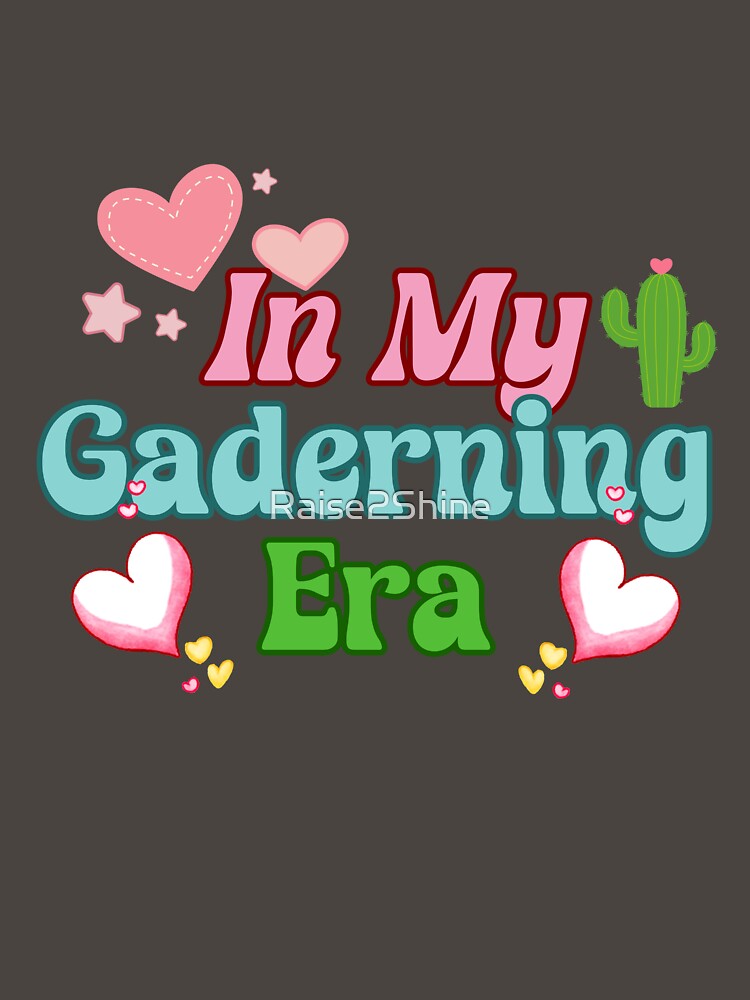 In My Gardening Era Retro Groovy Design by Raise2Shine