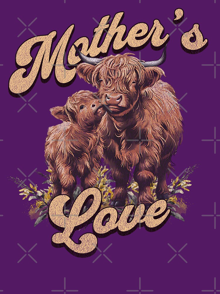 Happy Mother´s Day, Mom and Baby Cow, Mom and Calf by Mariana Piana