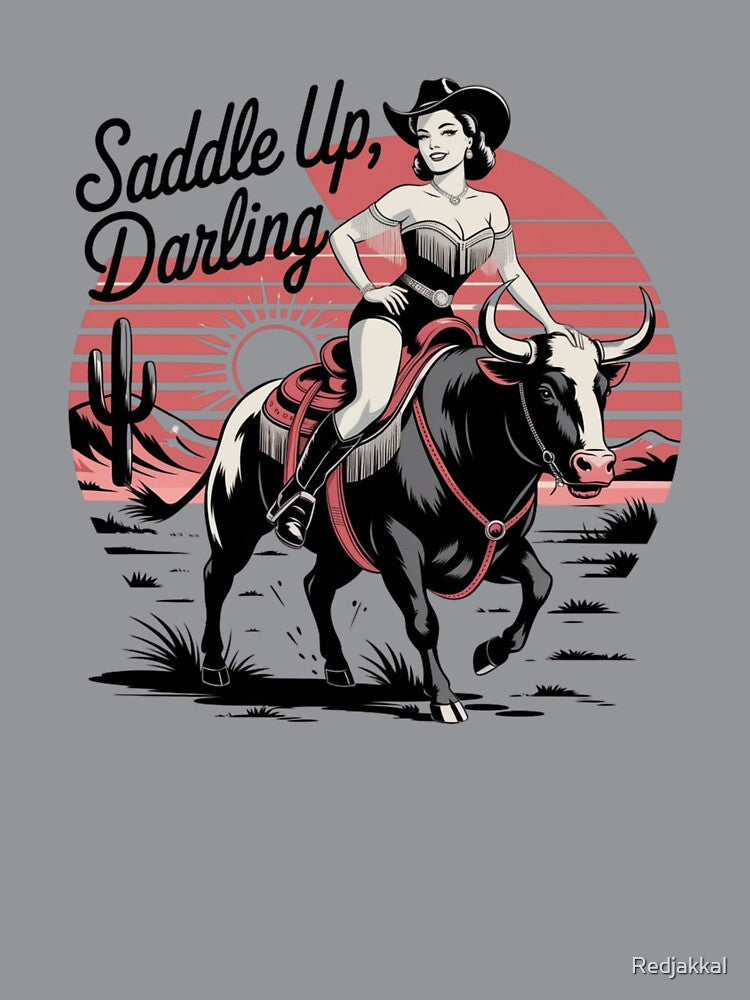 Flirty Pinup Cowgirl – Saddle Up Darling Vintage Style by Redjakkal