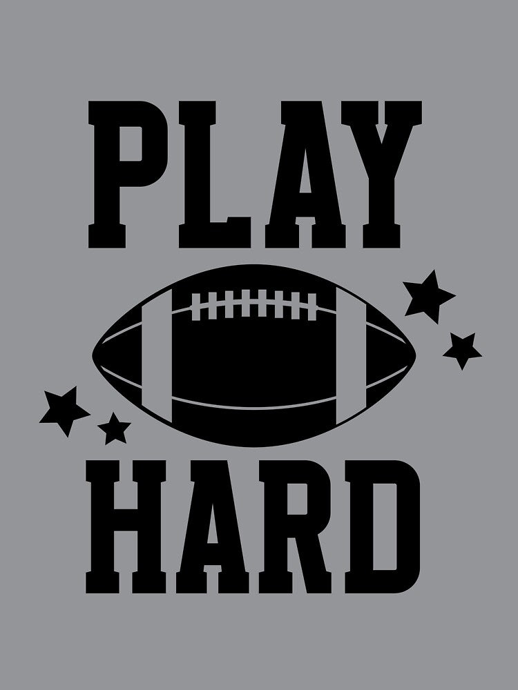 Football Play Hard Touchdown Quarterback by ArtMeetsPizza