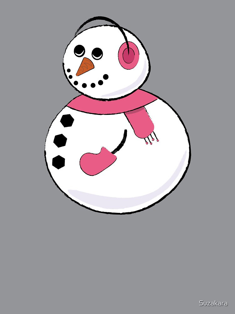Happy Snowman by Suzakara Designs