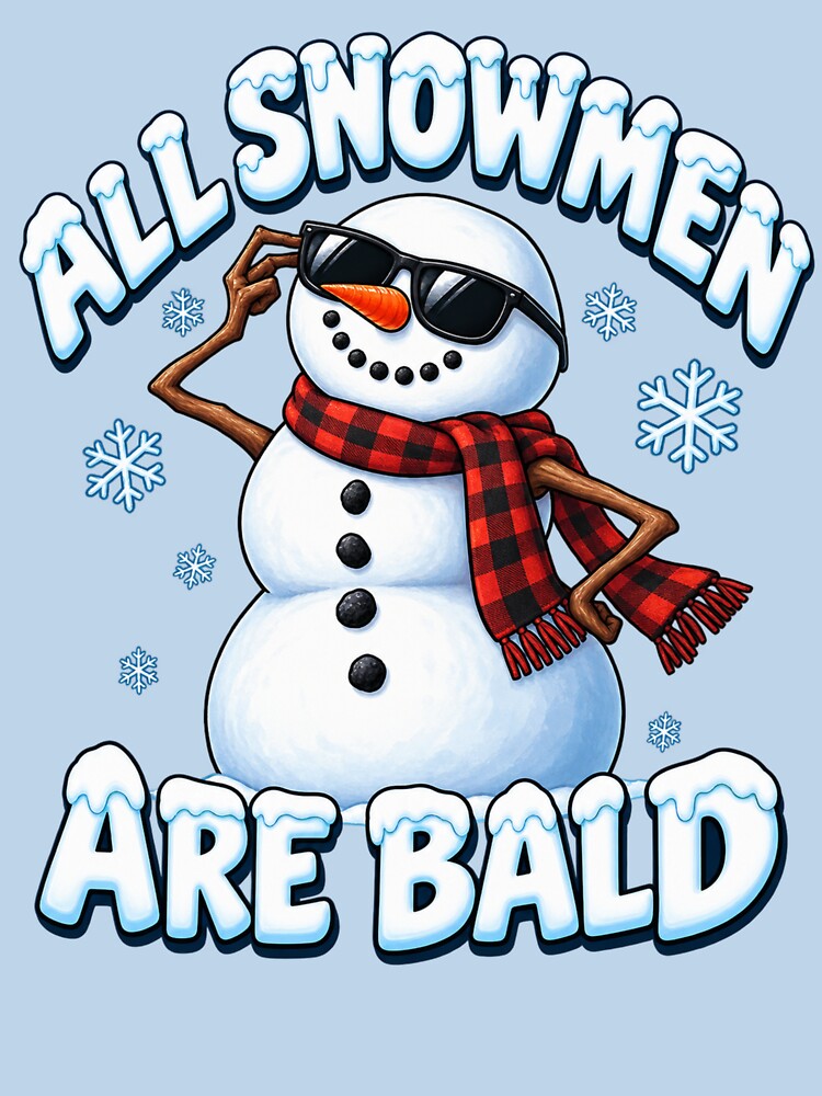 Funny Bald Snowmen by leeyahhh