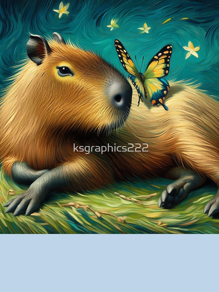 Capybara Art #82 | Capybara Lovers by ksgraphics222
