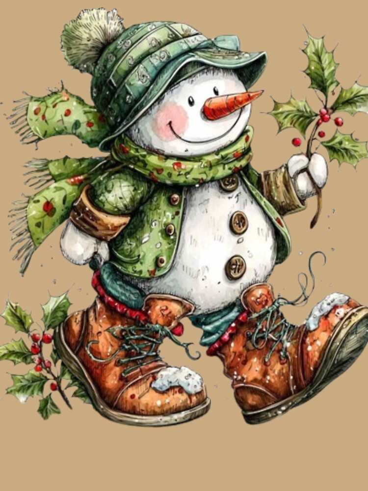 Cuddly Snowman Christmas Magic by Space2k20