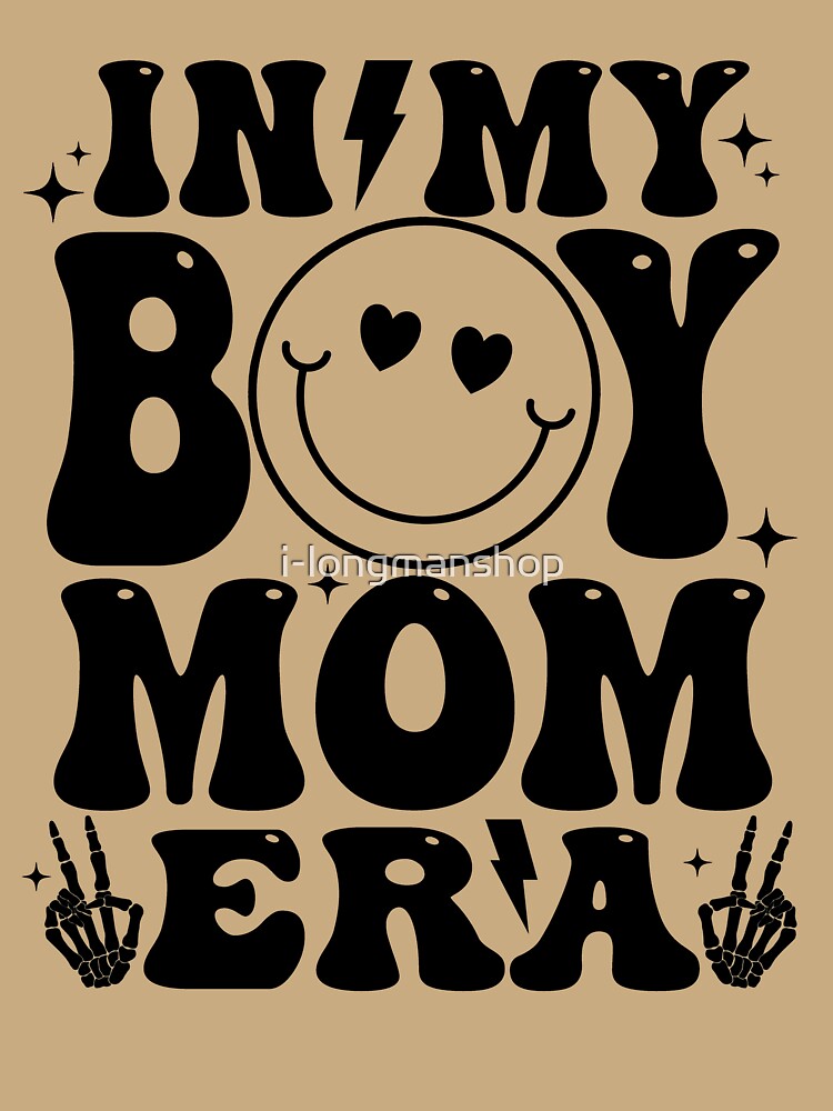 In My Boy Mom Era Retro Expecting Mom Gender Reveal Gift by i-longmanshop