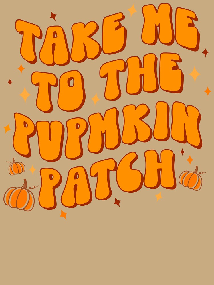 Groovy Take Me To The Pumpkin Patch Aesthetic Fall Graphic by TammyWilsoni
