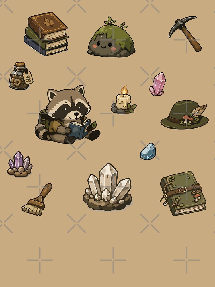 Goblincore Cozy Nature Sticker Set by SimplePoDesign