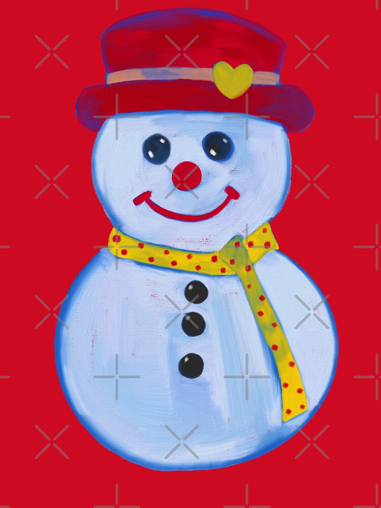snowman isolated on a white background by Ammi77