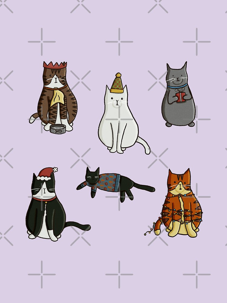Christmas Cats by RubyGoesBananasShop