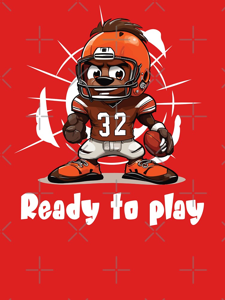 Brown Football Mascot by InstaCreatives