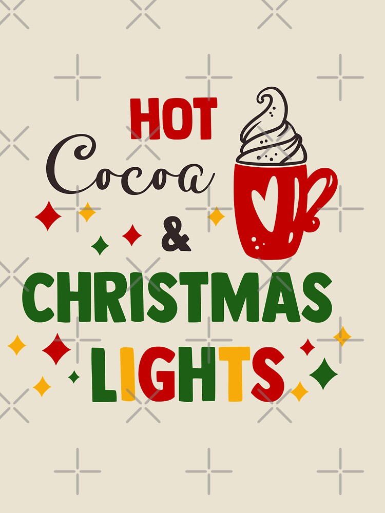 Hot cocoa and Christmas lights by 20sidehustle21