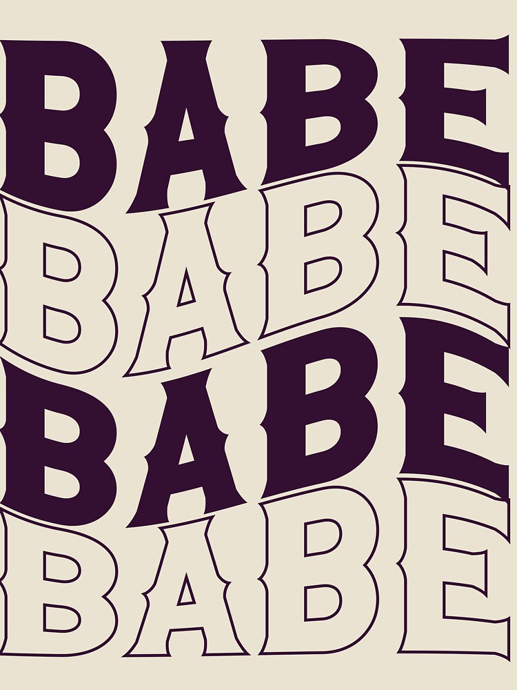 Nashville Bachelorette Party Babe Purple Gift for Bridesmaid by mysticblvd
