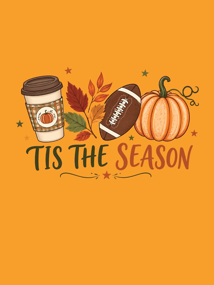 Tis the Season Fall Football & Pumpkin by gigizTz