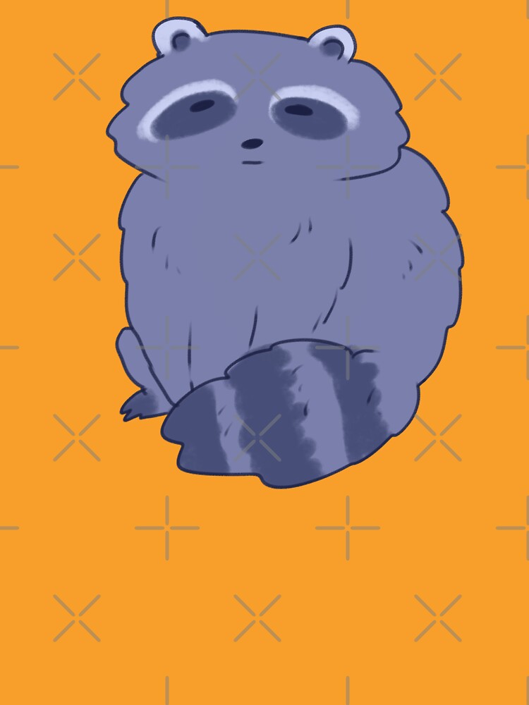 Chunky Raccoon drawing by Mayarart