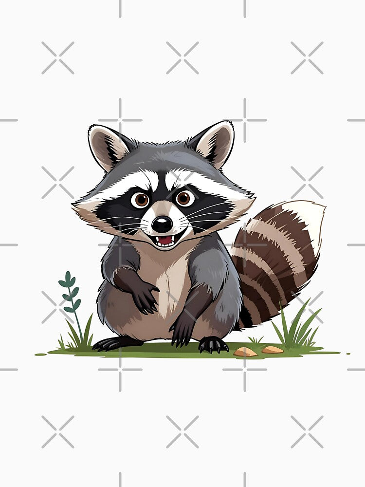 A BAD COMIC RACCOON by infinitearte