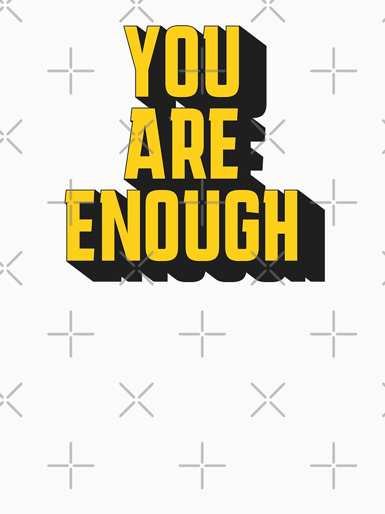 You Are Enough Mirror by ArtBySymone