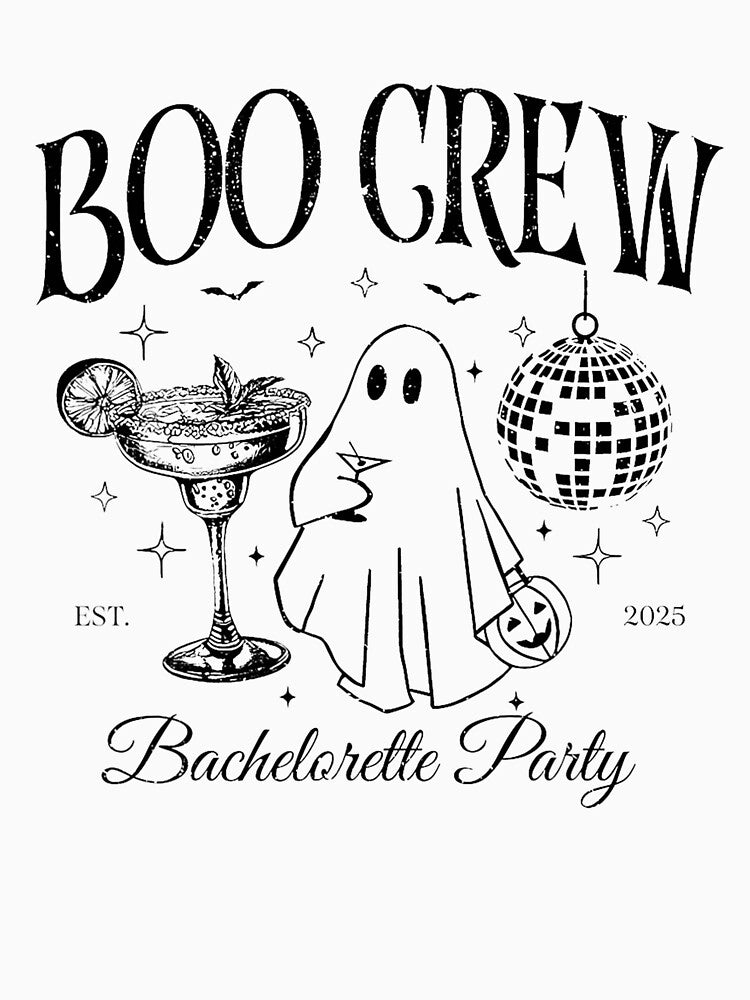 Boo Crew Bachelorette Party Ghost Design by Morris394
