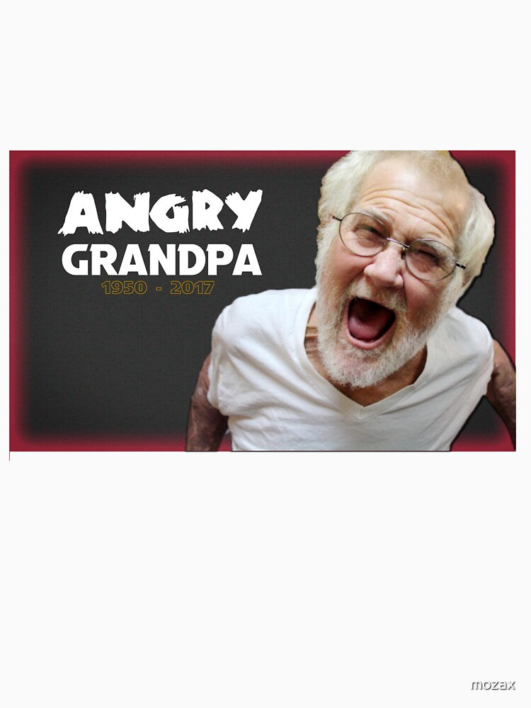 angry grandpa stickers by mozax