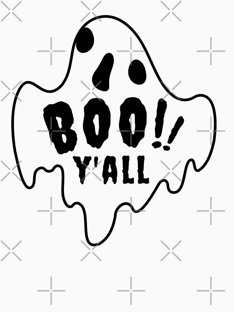 BOO Y'ALL CUTE GHOST HALLOWEEN GIFT by SAFREN
