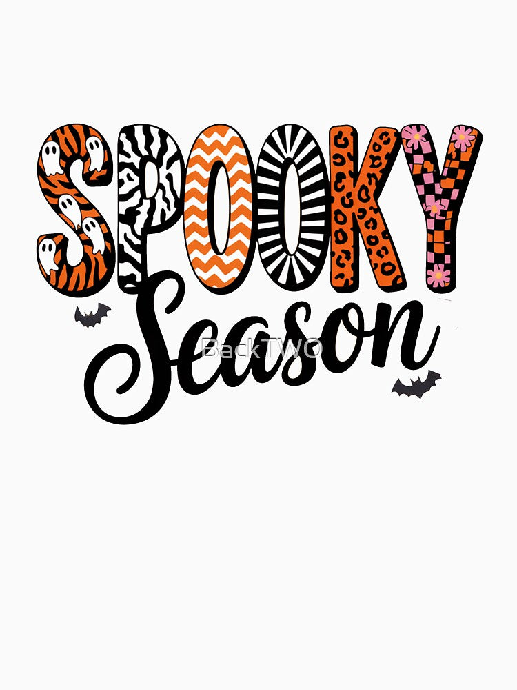 Spooky Season - Retro Halloween Ghost Design by BackTWO