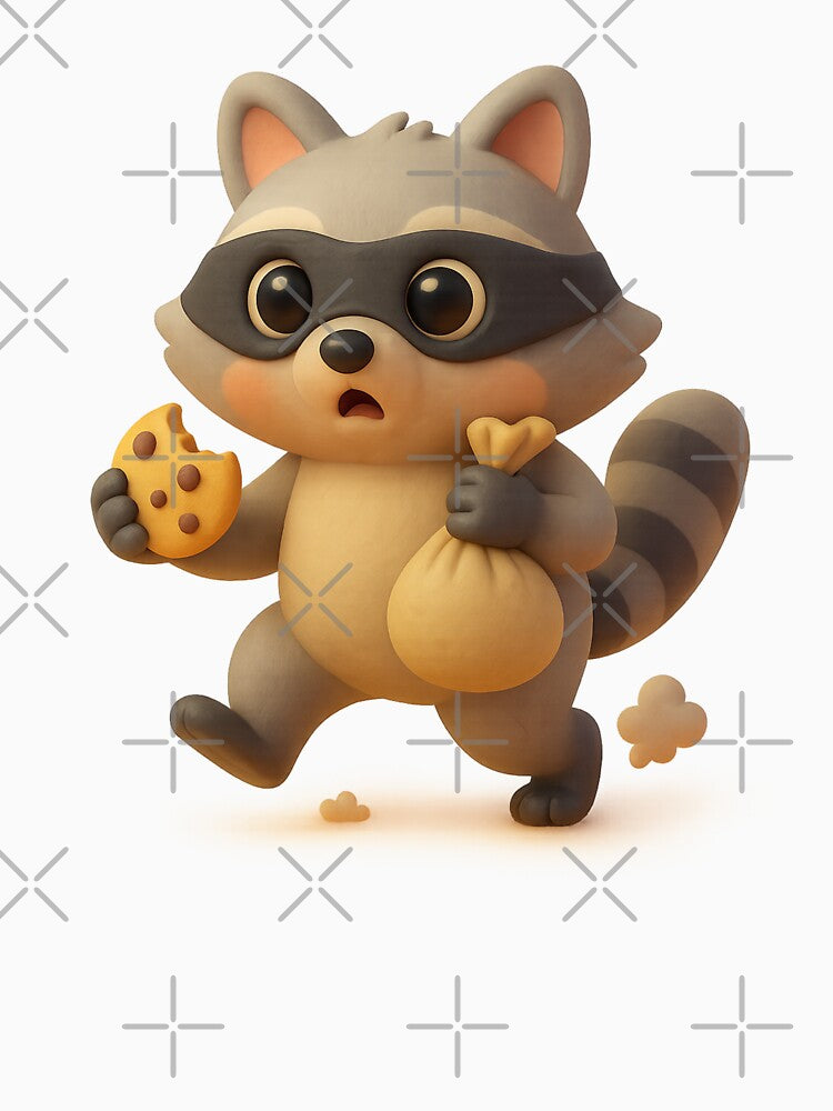 Cute Raccoon Thief by Moons Studio