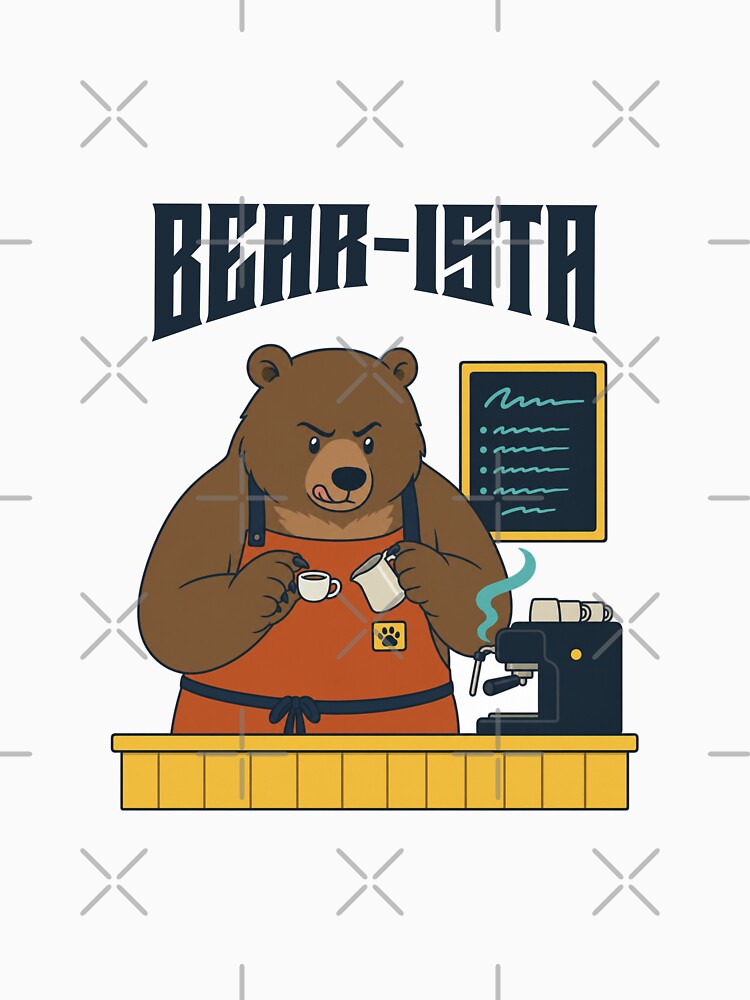 Bear Barista Funny Coffee by MOSIDRIP™