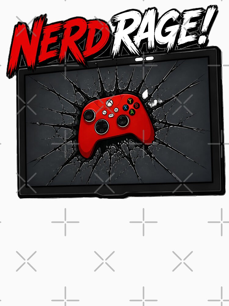 NERD RAGE for the gamer who cant control the anger during a difficult stage of the game. by EXPLOSIVE DESIGNS