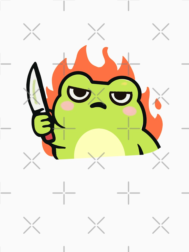 Angry Chaotic Frog Funny Meme by OlhaDreamArt