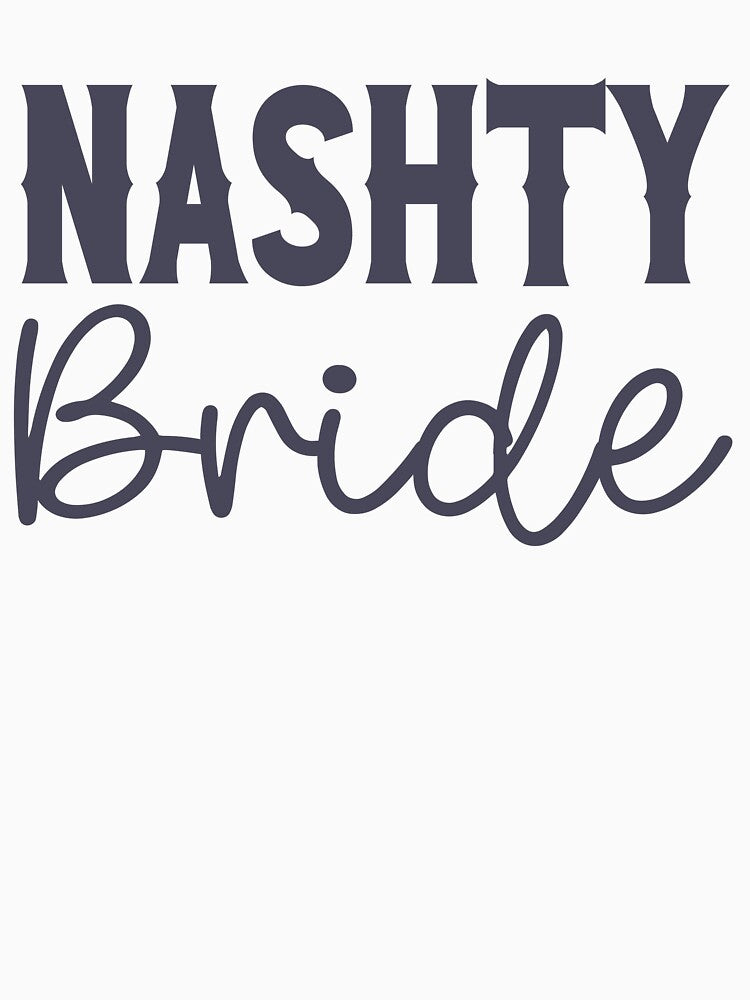 Nashville Bachelorette Party Nashty Bride Lavender Gray Gift for Bride by mysticblvd