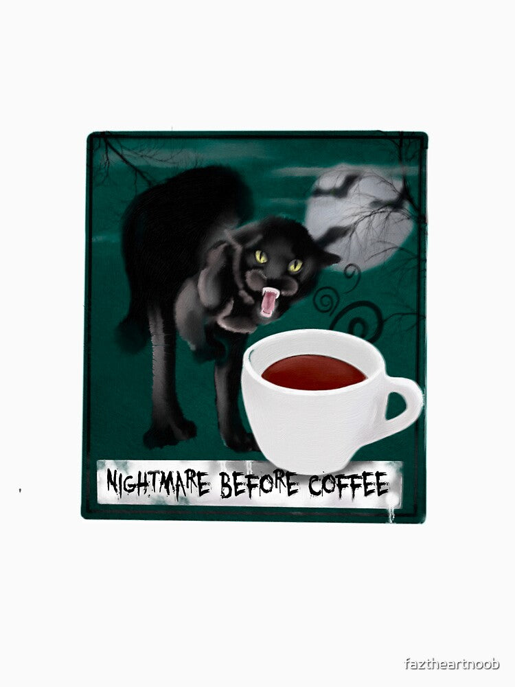 Nightmare before coffee by faztheartnoob