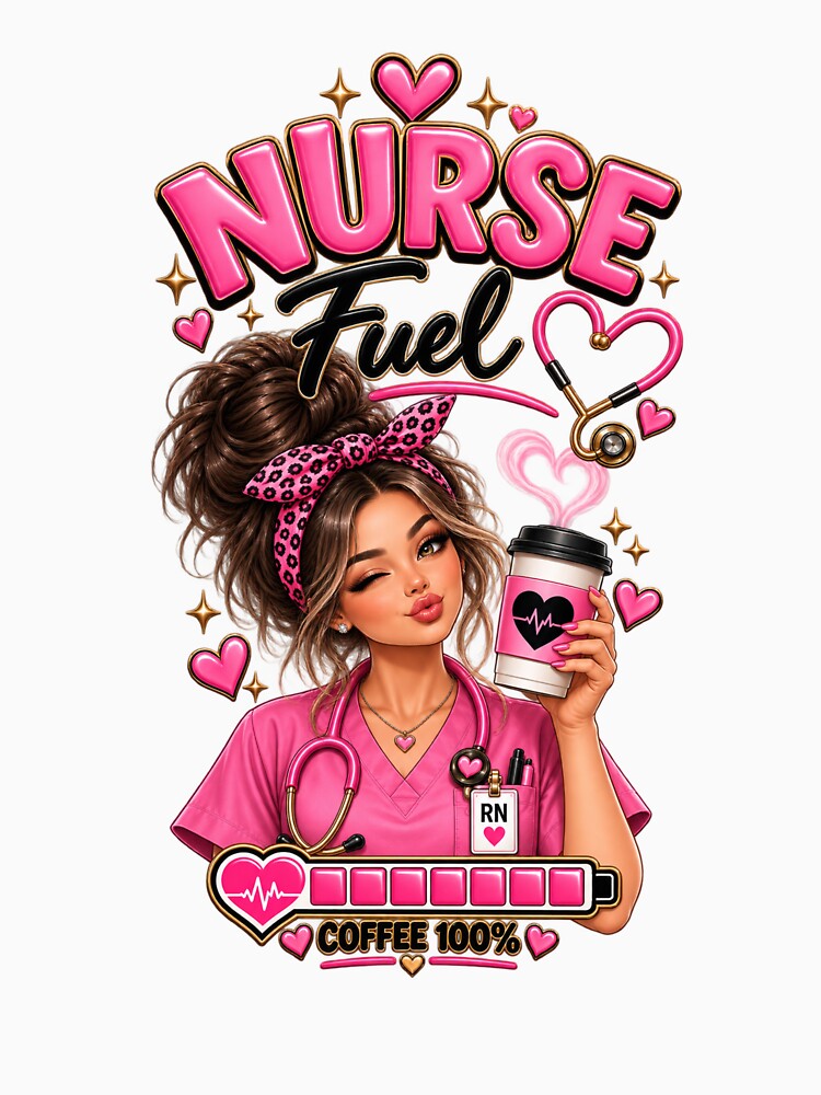 Nurse Fuel – Coffee Powered RN Life Design by HO•Designs