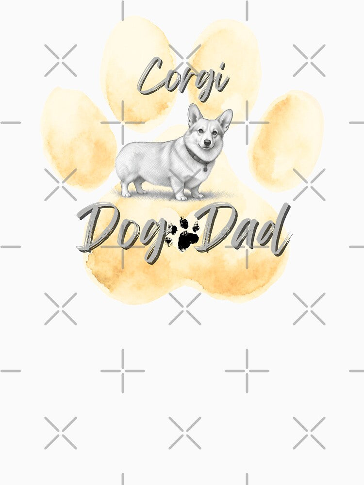 Corgi dog dad by iRenza