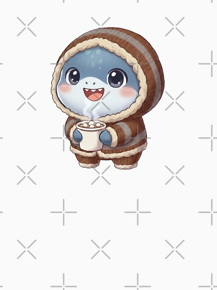 Hot Cocoa Shark by Nature's Chibis
