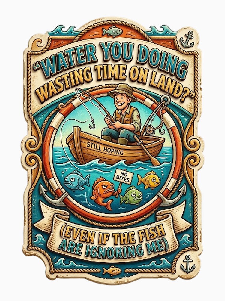 WAT-ER YOU DOING WASTING TIME ON LAND? by likbatonboot