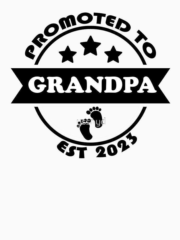 promoted to grandma est 2023, Future Grandpa Gifts by yssnyd
