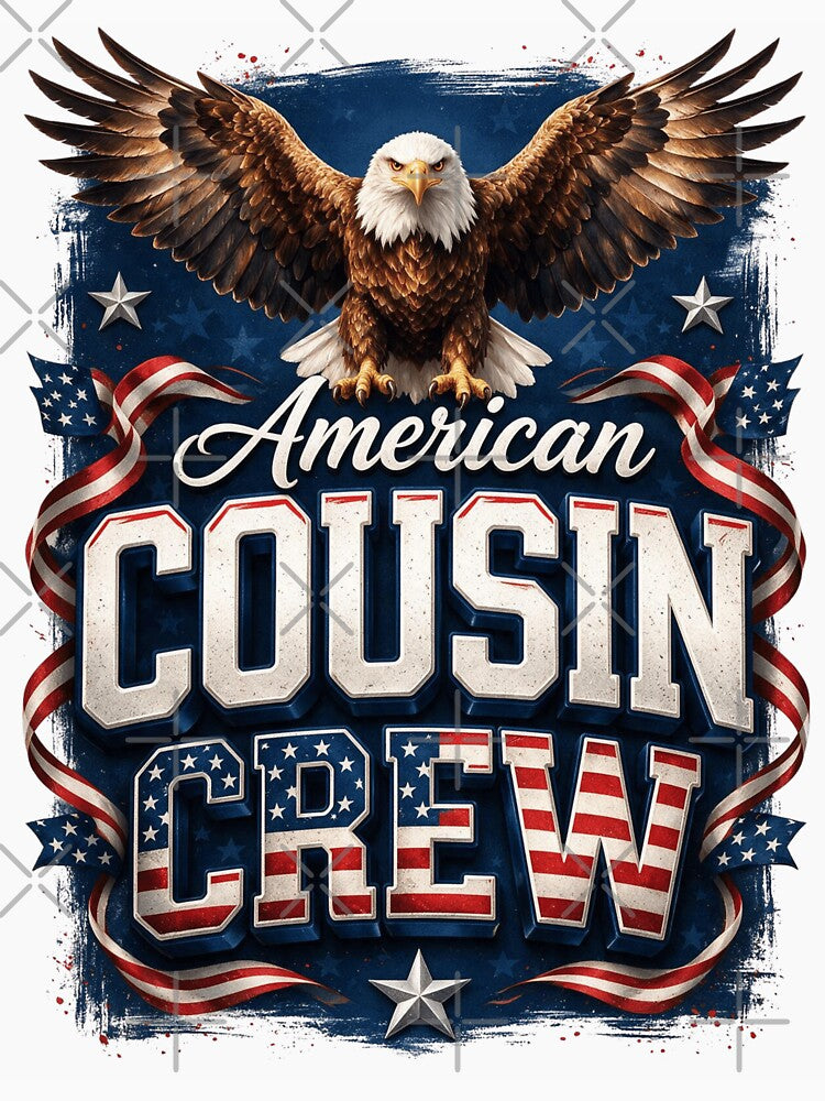 American Cousin Crew-American Eagle_Summer Vacation by EXCELLENT SHOPPING STORE