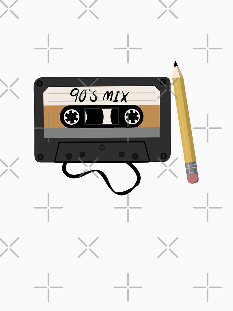 90's mix cassette tape by ellealsopaints