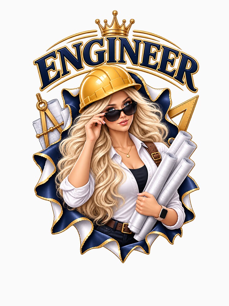 Female Engineer – Elegant Women in Engineering Design by HO•Designs