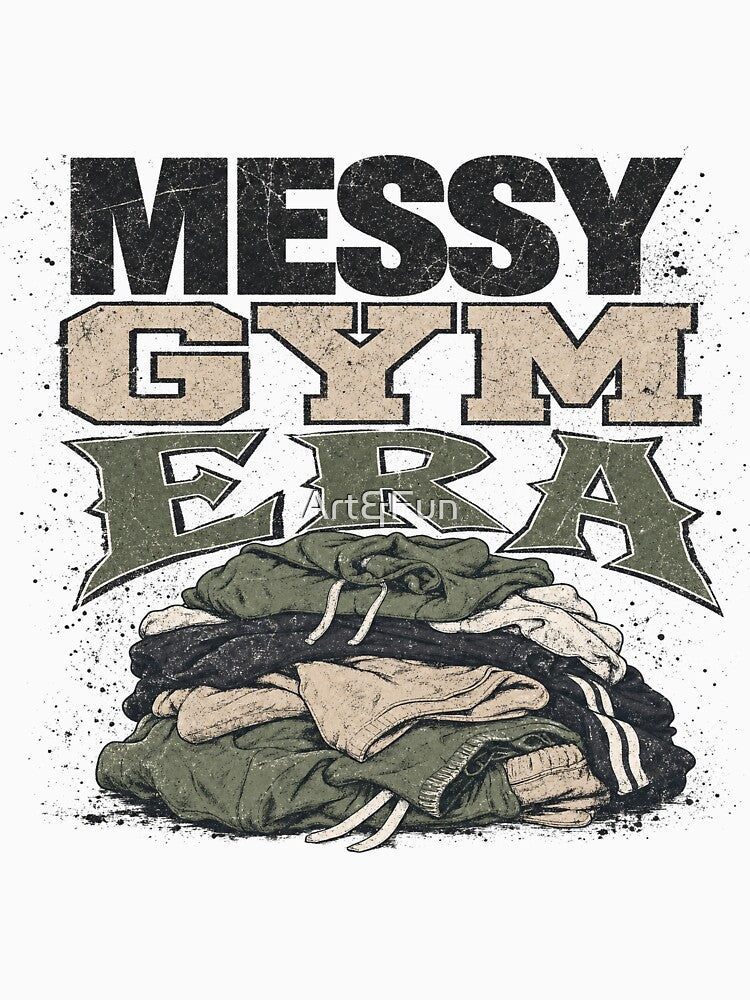 Messy Gym Era T-Shirt – Vintage 90s Grunge by Art&Fun