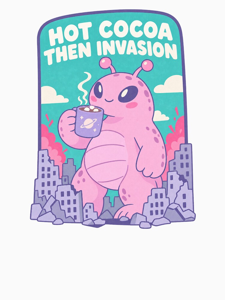 Hot Cocoa Then Invasion Funny Monster by LongIslandDesgn