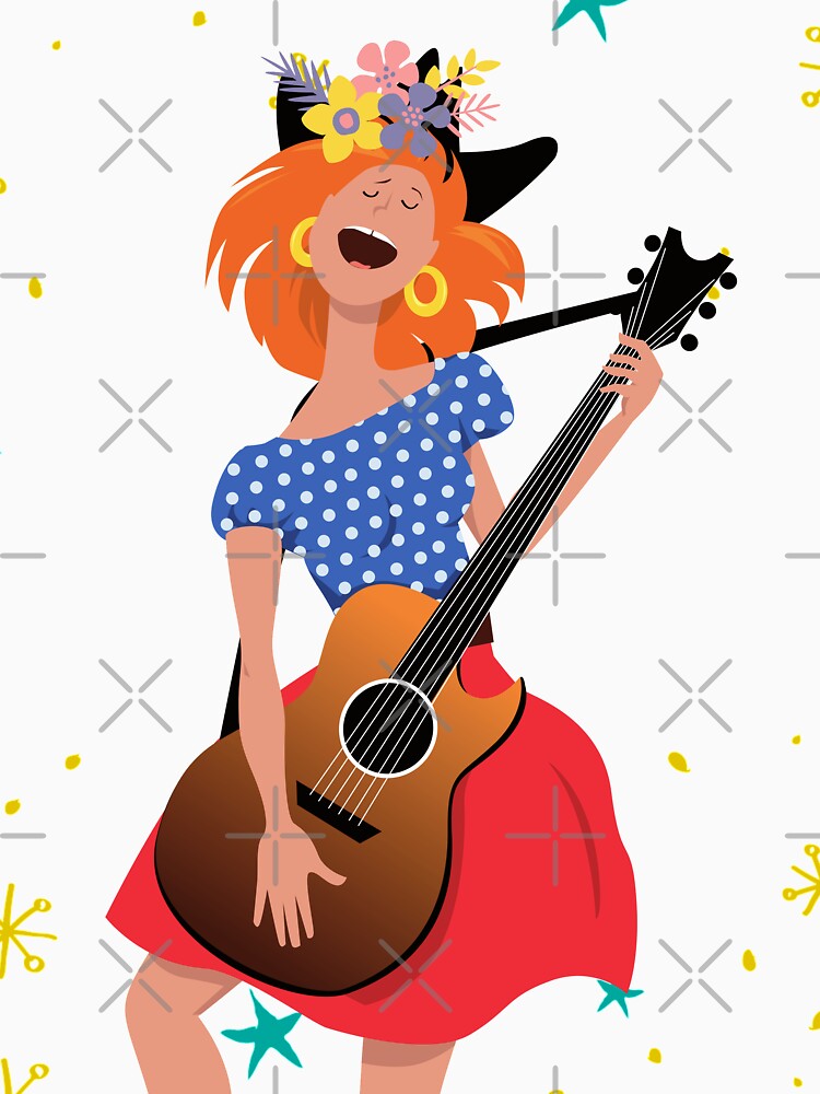 Rocking Country Girl | Music & Flowers by deepgoa